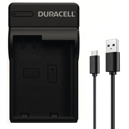 Duracell caricabatt.con cavo USB per DRNEL15/EN-EL15
