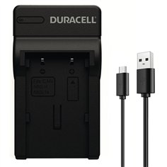 Duracell caricabatt.con cavo USB per DRC2L/NB-2L