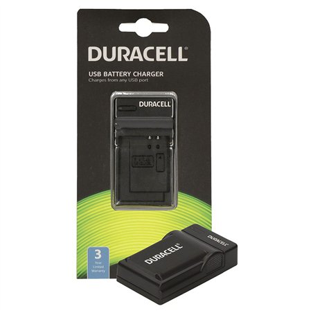 Duracell caricabatt.con cavo USB per DRSBX1/NP-BX1