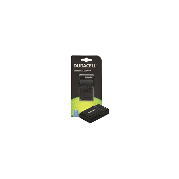 Duracell caricabatt.con cavo USB per DRFW126/NP-W126