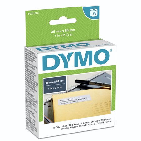 Dymo Large Return Address Labels 25 x 54 mm bianco 500 pz.  11352