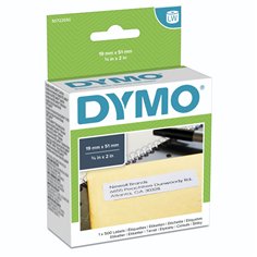 Dymo etichette multiuso 19 x 51 mm bianco 500 pz. 11355