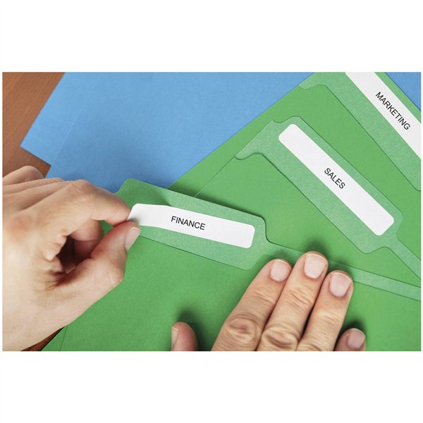 Labels Etichette per Labels sus. 12 x 50 mm bianco 220 pz.  99017