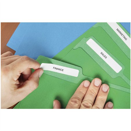 Labels Etichette per Labels sus. 12 x 50 mm bianco 220 pz.  99017