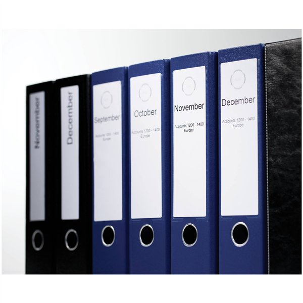 Dymo Etichette per classatori 59 x 190 mm bianco 110 pz. 99019