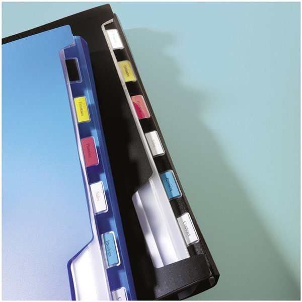 Dymo D1 nastro      24 mm x 7 m nero    su  rosso          53717