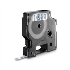 Dymo D1 nastro      6 mm x 7 m nero    su  trasparente    43610 2