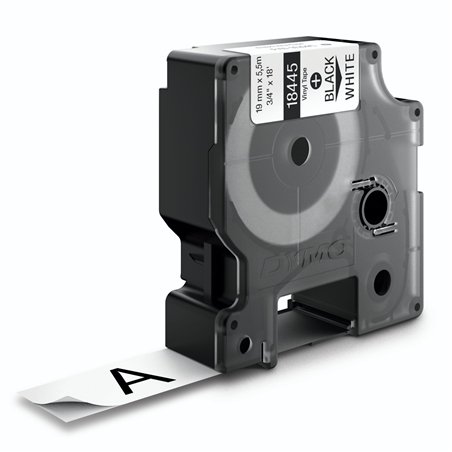 Dymo Rhino nastro IND, Vinyl 19 mm x 5,5 m nero su bianco