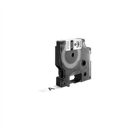 Dymo Rhino nastro IND, Nylon 12 mm x 3,5 m nero su bianco