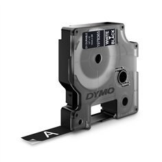 Dymo D1 nastro vinile High Perf. 12 mm x 3 m bianco su nero 2