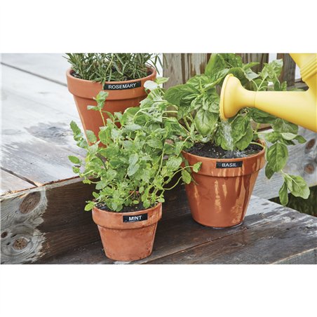 Dymo D1 nastro vinile High Perf. 12 mm x 3 m bianco su nero