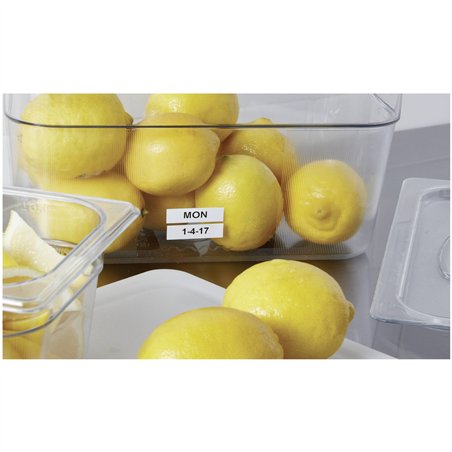 Dymo D1 nastro vinile High Perf. 12 mm x 5,5 m nero su bianco