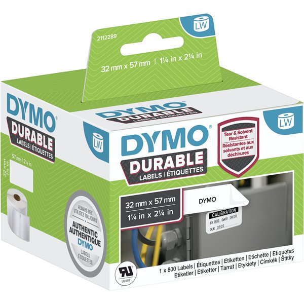 Dymo LW-Etichette in plastica 57 x 32 mm 1x 800 pz.