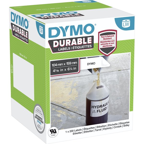 Dymo LW-Etichette in plastica 104 x 159 mm 1x 200 pz.