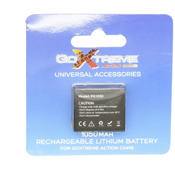 GoXtreme batt. per Endurance, Discovery,Rally Wifi