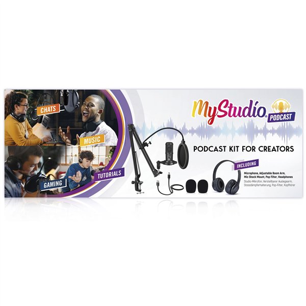 Easypix MyStudio Podcast Kit per Creators