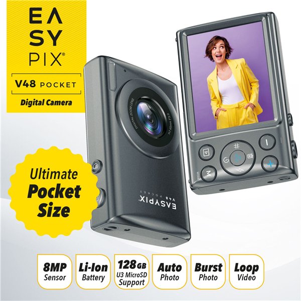 Easypix V48 Pocket antracite