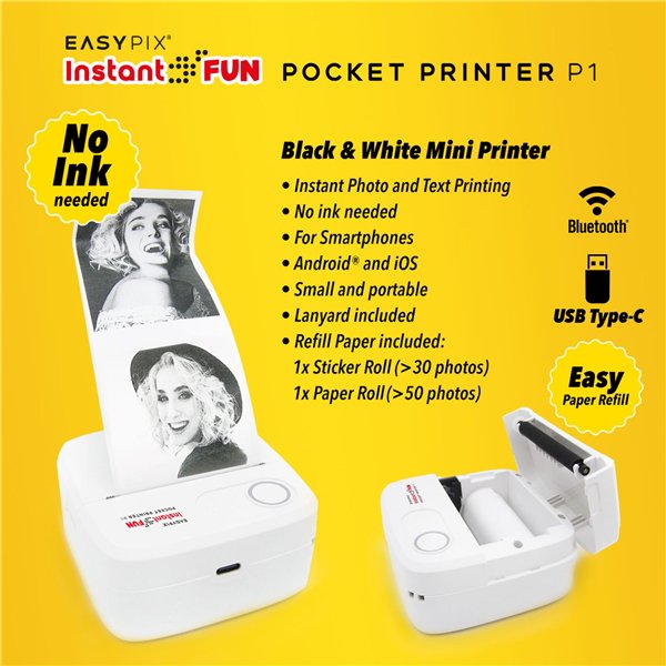 Easypix InstantFUN P1 Pocket Printer