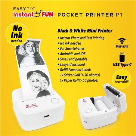 Easypix InstantFUN P1 Pocket Printer