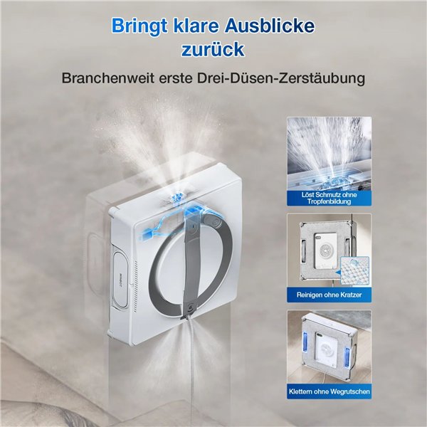 ECOVACS Winbot W2 PRO OMNI Robotic Window Cleaner white