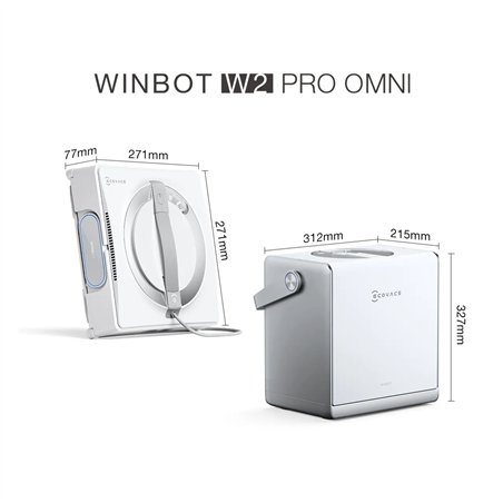 ECOVACS Winbot W2 PRO OMNI Robotic Window Cleaner white