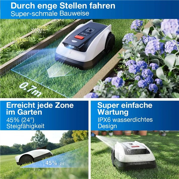 Ecovacs GOAT O800 RTK robot tagliaerba