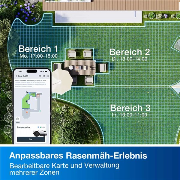 Ecovacs GOAT O800 RTK robot tagliaerba