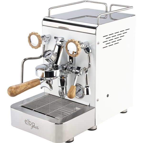 Elba Gentile bianco RAL9016 macchina da caffè portafiltro