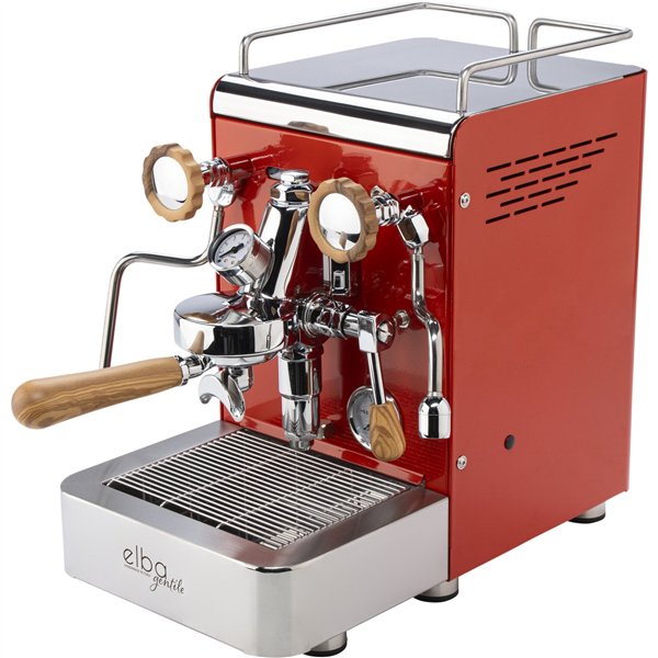 Elba Gentile rosso tr. RAL3020 macchina da caffè portafiltro