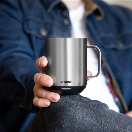 Ember Mug 10oz acciaio inox