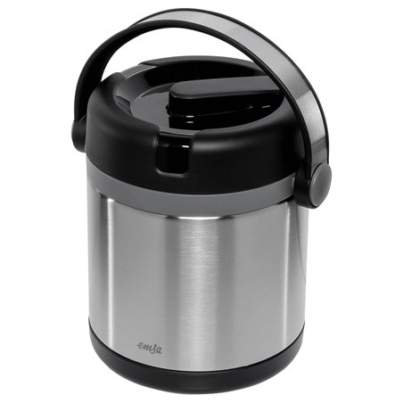 Emsa Mobility portavivande term. acc. inox 1,2l nero/antracite