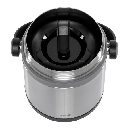 Emsa Mobility portavivande term. acc. inox 1,2l nero/antracite