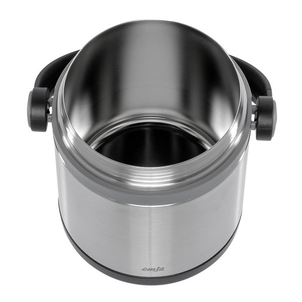 Emsa Mobility portavivande term. acc. inox 1,2l nero/antracite
