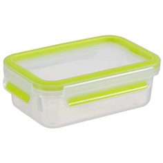 Emsa Food Clip&Close 515583 traspar./verde 0,55l set di 3 pz 2