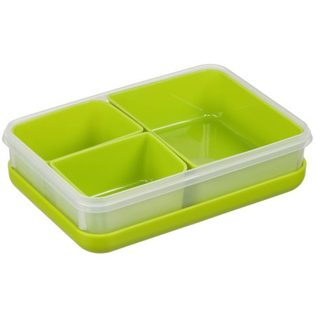 Emsa Clip&Go scatola porta pranzo 518098 1,2l Trasp./verde
