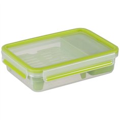 Emsa Clip&Go contenitore brunch 518099 1,2l trasparente/verde