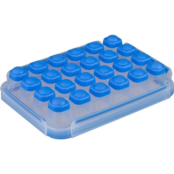 Emsa Clip&Close vaschetta per cubetti di ghiaccio blu