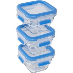 EMSA Clip&Close contenitore salvafreschezza in vetro, 0,18 L