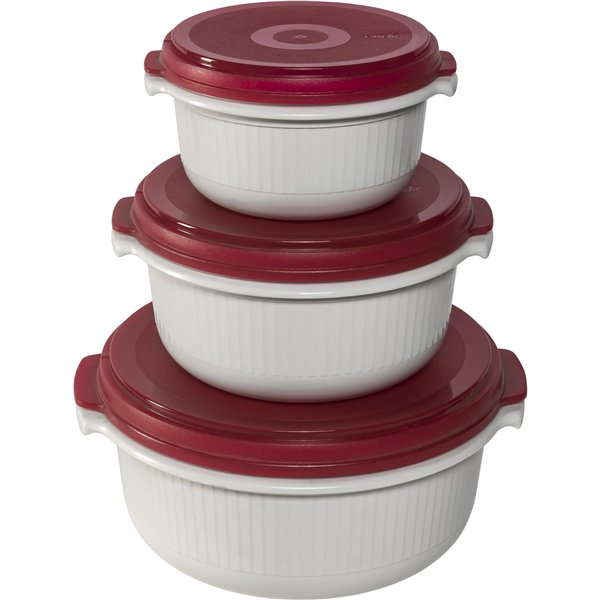 Emsa Micro Family microonde set iniziale rosso 3pz