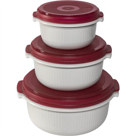 Emsa Micro Family microonde set iniziale rosso 3pz