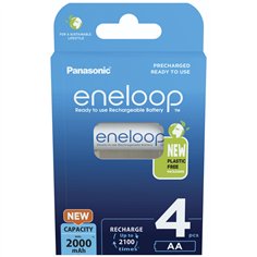 1x4 Panasonic Eneloop Mignon AA 2000mAh Ni-MH      BK-3MCDE/4BE