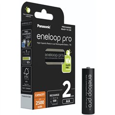 1x2 Panasonic Eneloop Pro Mignon 2500mAh AA Ni-MH    BK-3HCDE/2BE 2