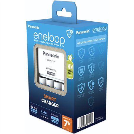 Panasonic Eneloop Smart Charger BQ-CC17 inkl.4xAA   K-KJ17MCD40E