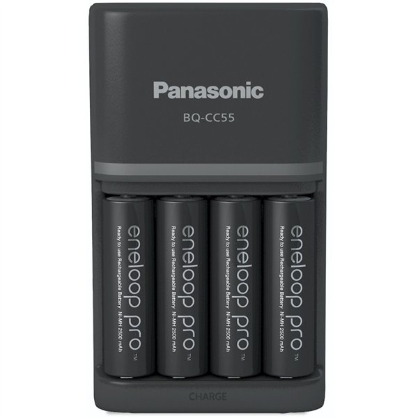 Panasonic Eneloop Smart Plus Ch. BQ-CC55 incl. 4xAA K-KJ55HCD40E