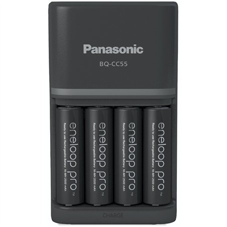 Panasonic Eneloop Smart Plus Ch. BQ-CC55 incl. 4xAA K-KJ55HCD40E