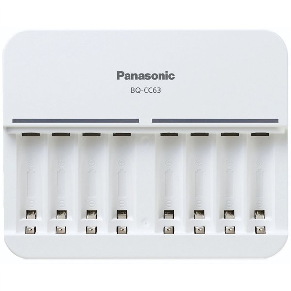 Panasonic Eneloop Smart 8 Charg. BQ-CC63 senza batterie