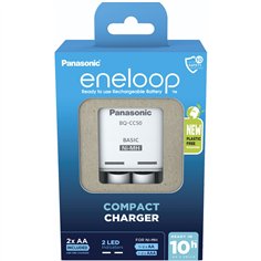 Panasonic Eneloop Compact Charg. BW-CC50 incl. 2xAA K-KJ50MCD20E