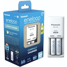 Panasonic Eneloop Compact Charg. BW-CC50 incl. 2xAA K-KJ50MCD20E 2