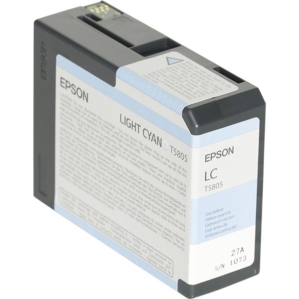 Epson cartuccia     ciano chiaro T 580  80 ml              T 5805