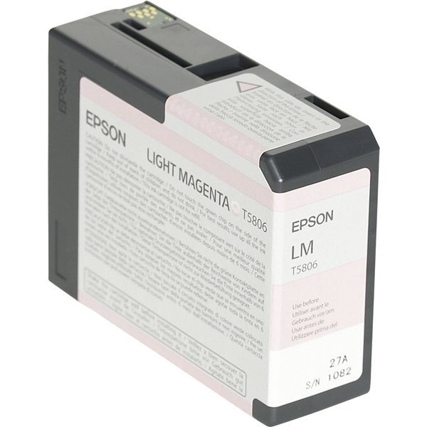 Epson cartuccia     light magenta T 580  80 ml      T 5806